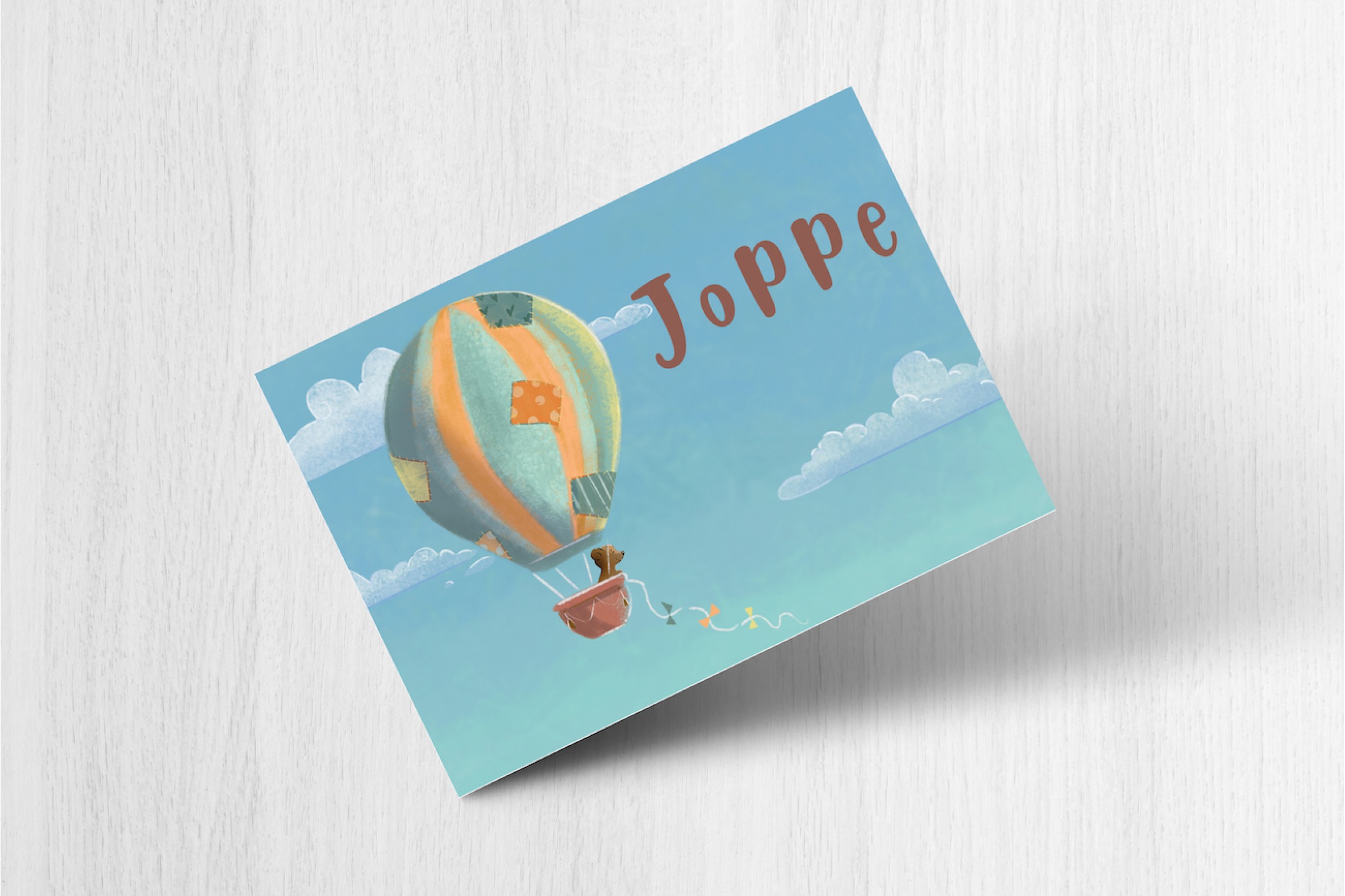 Luchtballon met beer